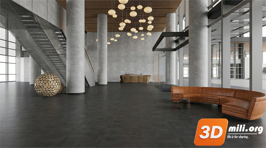 Lobby front desk Skp Files 